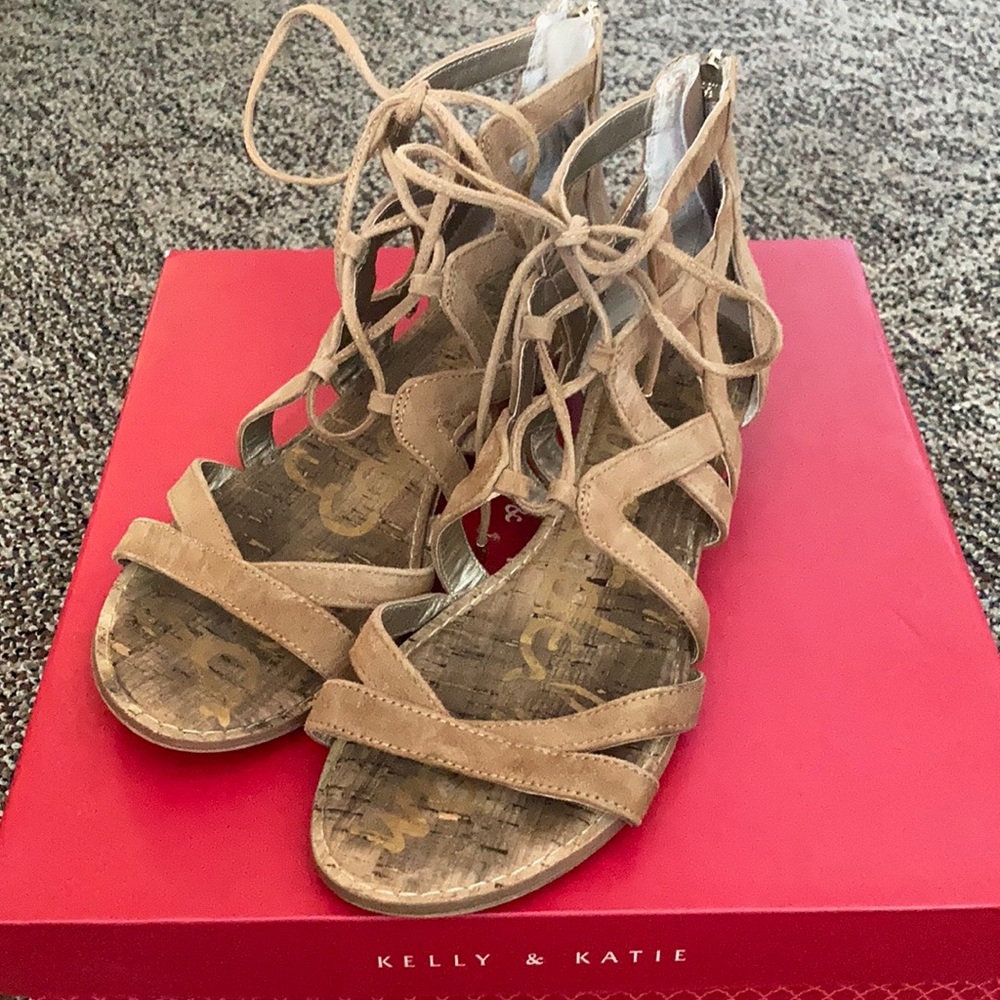 tan sandals